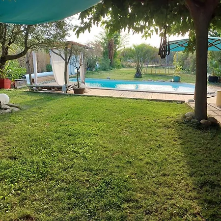 Maison Climatisee En Campagne, Piscine, Spa, Terrasses Couvertes Grand Jardin Ombrage 빌라